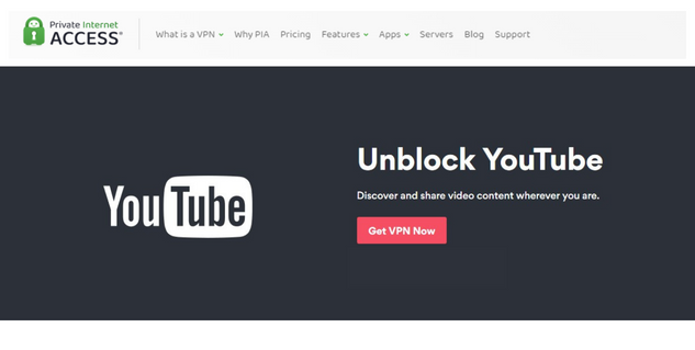 PIA VPN to unblock YouTube