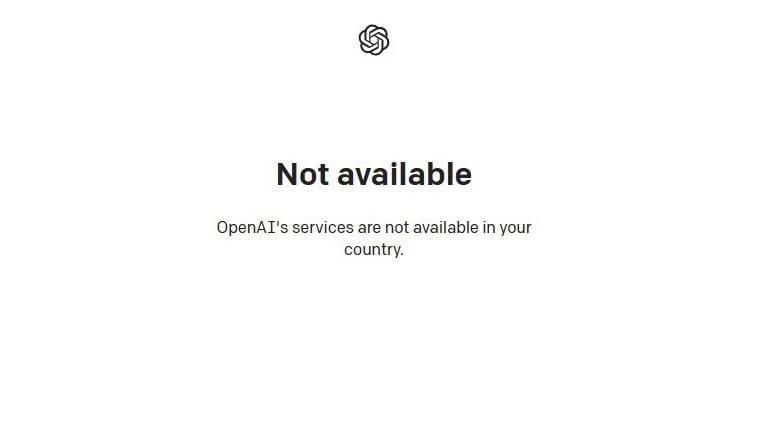 chatGPT is not available in your country